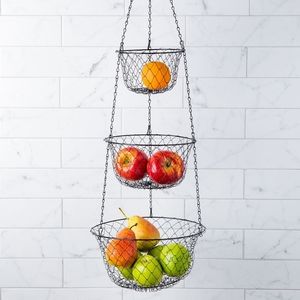 Black 3 tierd hanging basket